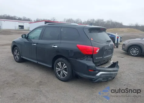 2019 Nissan Pathfinder S z USA, uszkodzony, nr VIN 5N1DR2MM6KC645071
